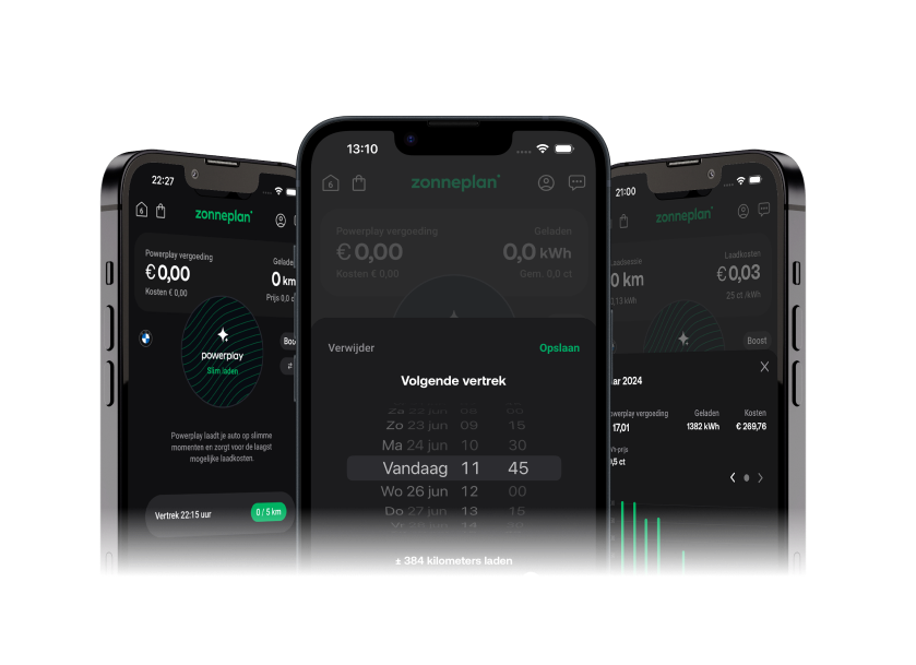 Powerplay AI dashboard in de Zonneplan app